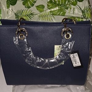 BRADGLEY MISCHKA STUDIO~ Color Navy~ With Strap ☆NWT